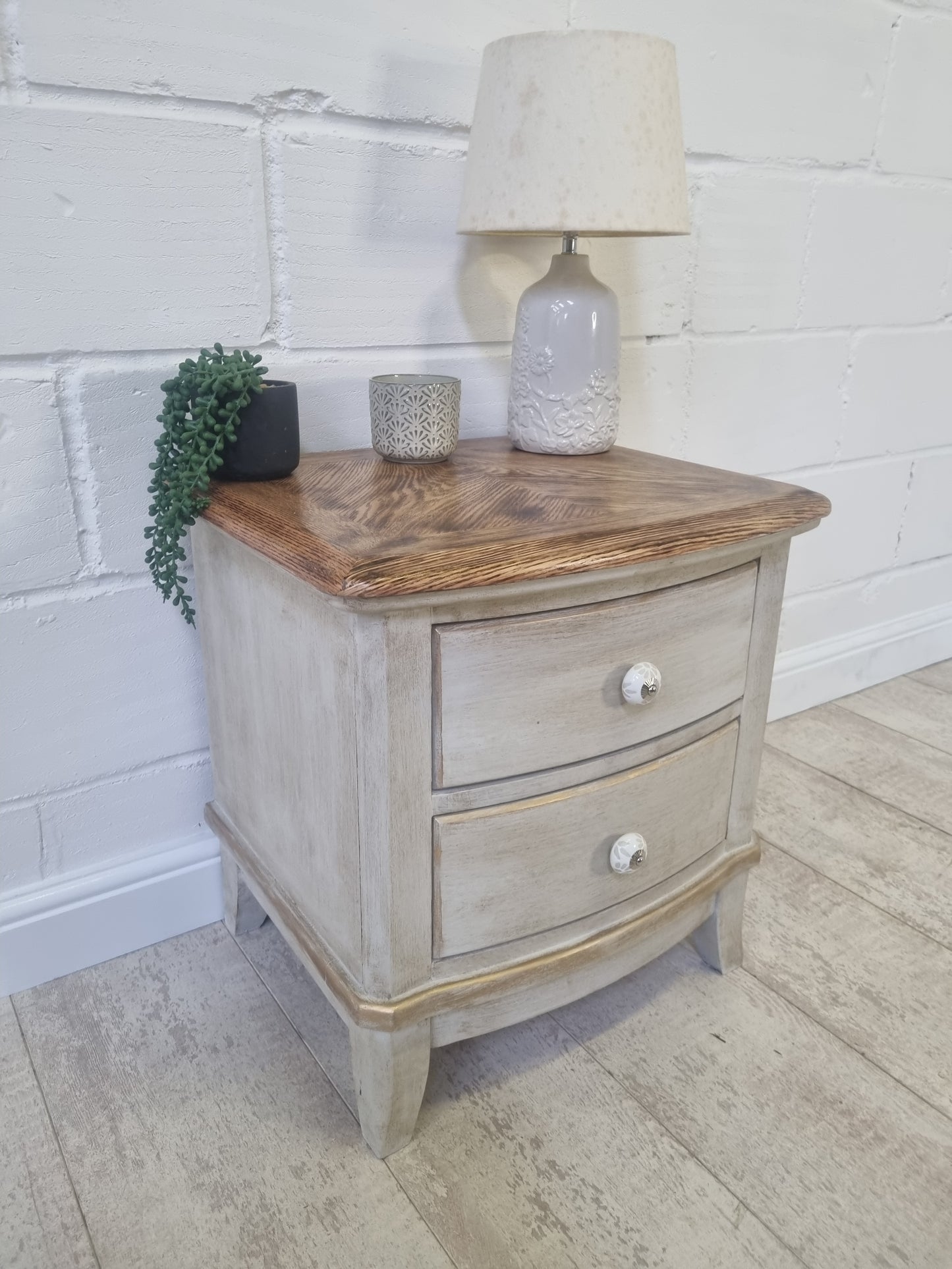 Shabby chic bedside cabinet