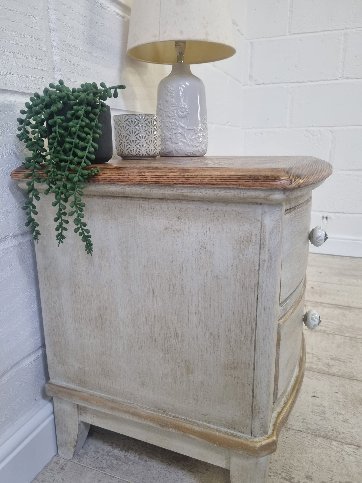 Shabby chic bedside cabinet