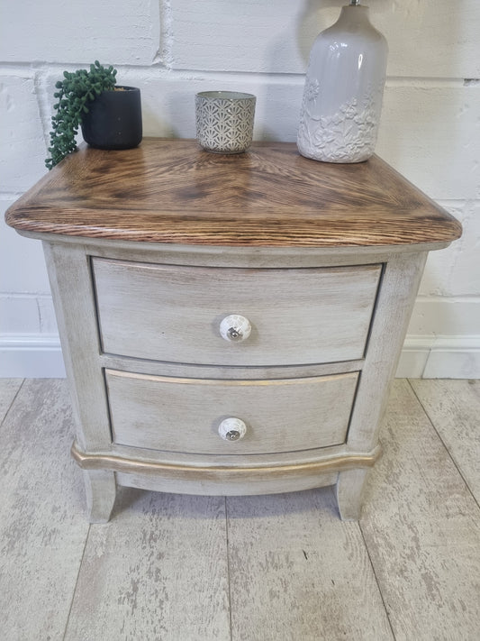 Shabby chic bedside cabinet